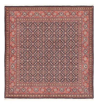 Täbriz - 50 Raj Teppich 200x210cm - Perserteppich - hellrot