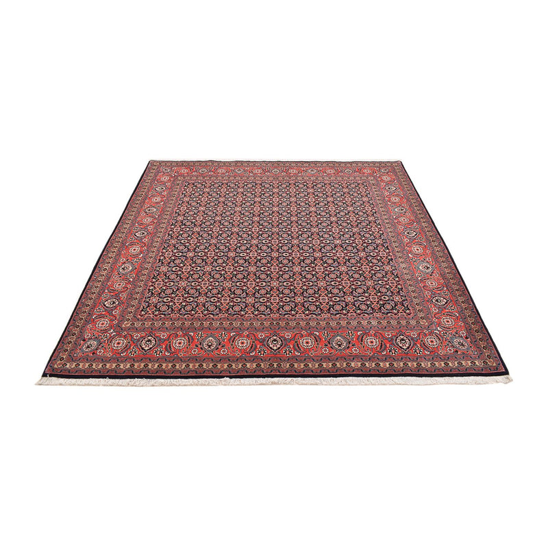 Täbriz - 50 Raj Teppich 200x210cm - Perserteppich - hellrot
