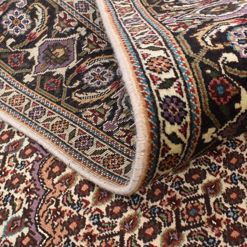 Täbriz - 40 Raj Teppich 202x202cm - Perserteppich - braun
