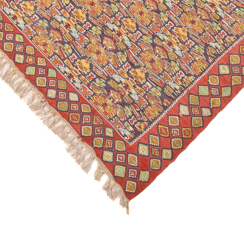 Kelim Seide Teppich 165x255cm - hellbraun