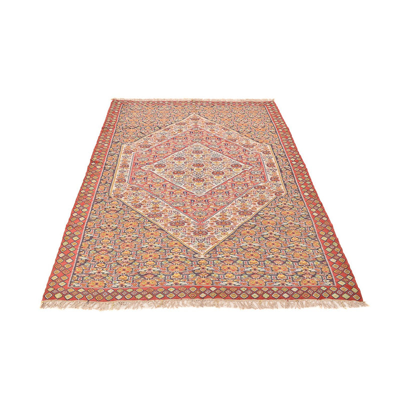 Kelim Seide Teppich 165x255cm - hellbraun