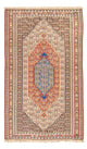 Kelim Seide Teppich 160x258cm - hellrot