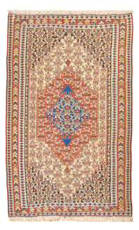 Kelim Seide Teppich 158x260cm - hellrot – product image