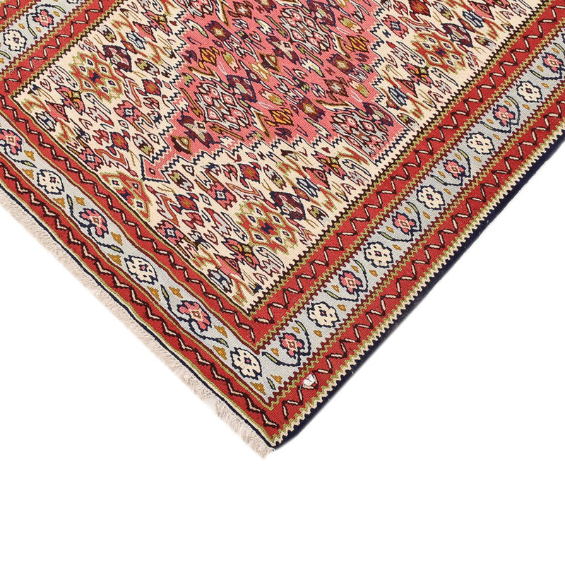 Kelim Seide Teppich 81x437cm - beige