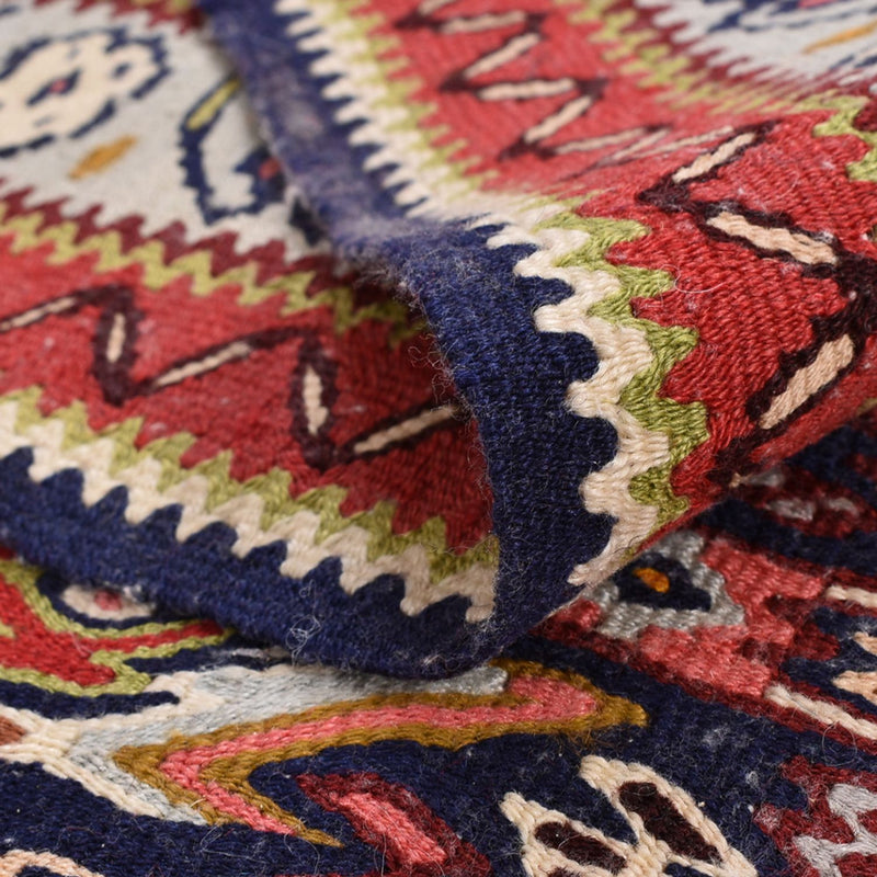 Kelim Seide Teppich 81x437cm - beige