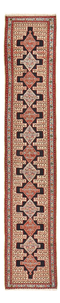 Kelim Senneh Teppich 87x395cm - dunkelblau – product image