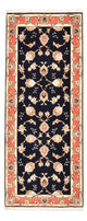 Täbriz - 50 Raj Teppich 74x189cm - Perserteppich - dunkelblau