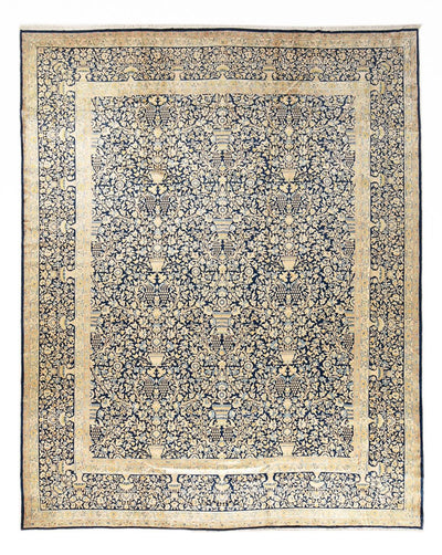 Rafsanjan Teppich 368x475cm - Perserteppich - olivgrün