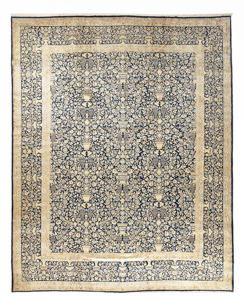 Rafsanjan Teppich 368x475cm - Perserteppich - olivgrün