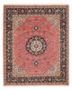 Täbriz - 40 Raj Teppich 247x307cm - Perserteppich - hellrot