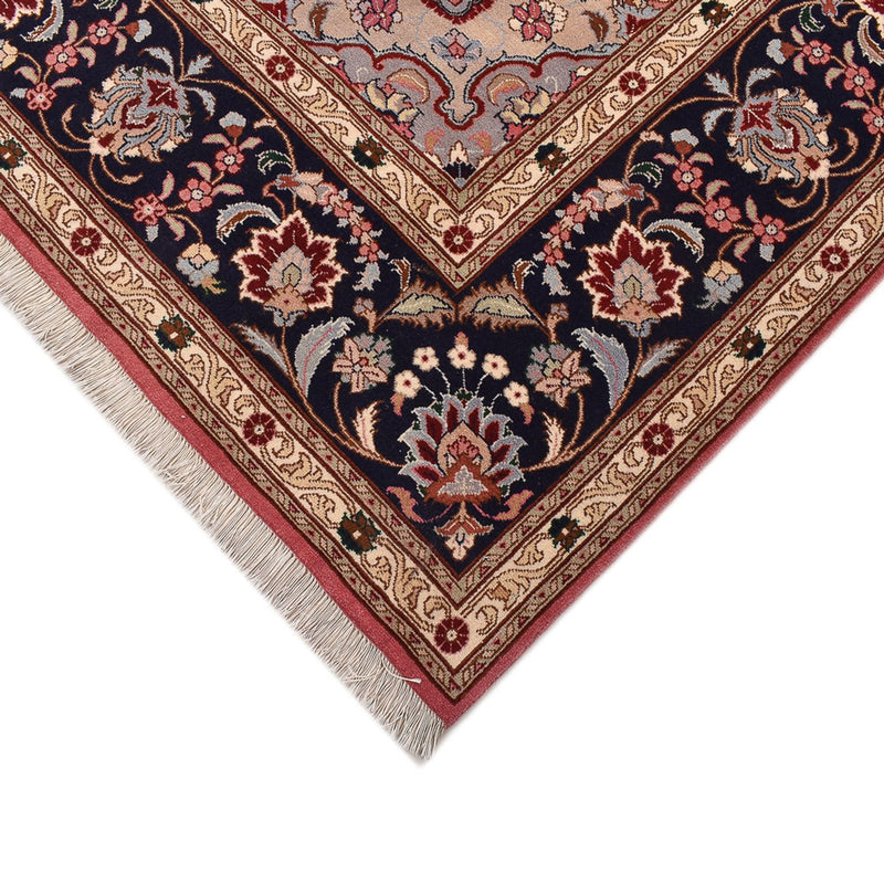 Täbriz - 40 Raj Teppich 247x307cm - Perserteppich - hellrot