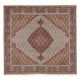 Täbriz - 40 Raj Teppich 202x204cm - Perserteppich - hellbraun