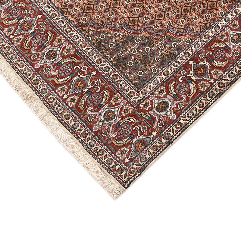 Täbriz - 40 Raj Teppich 202x204cm - Perserteppich - hellbraun