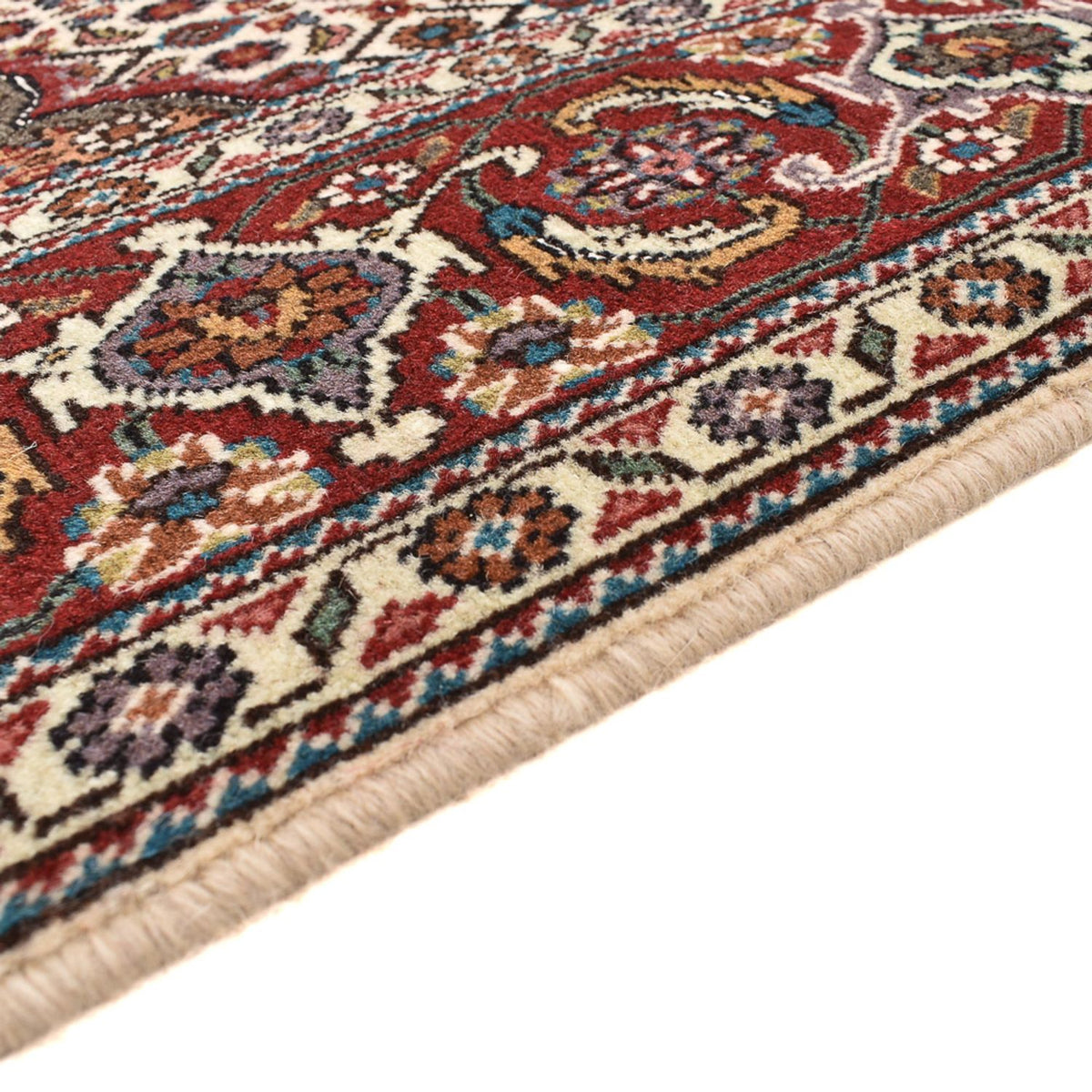 Täbriz - 40 Raj Teppich 202x204cm - Perserteppich - hellbraun