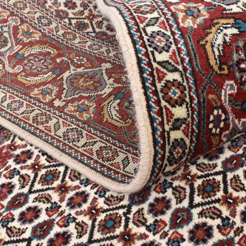 Täbriz - 40 Raj Teppich 202x204cm - Perserteppich - hellbraun
