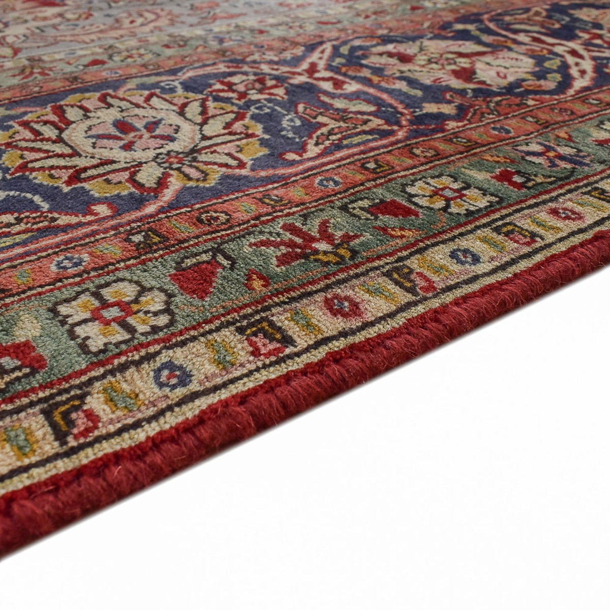 Täbriz - 40 Raj Teppich 300x376cm - Perserteppich - rot