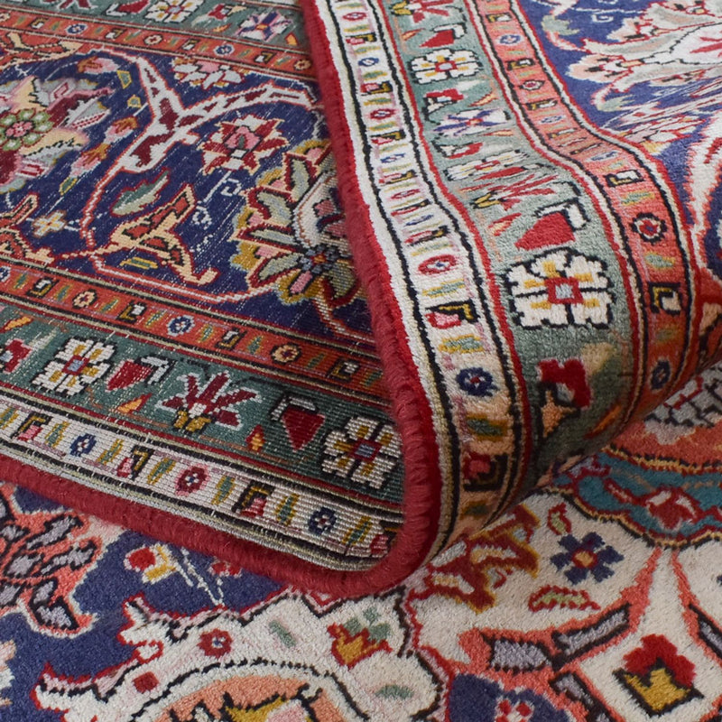 Täbriz - 40 Raj Teppich 300x376cm - Perserteppich - rot