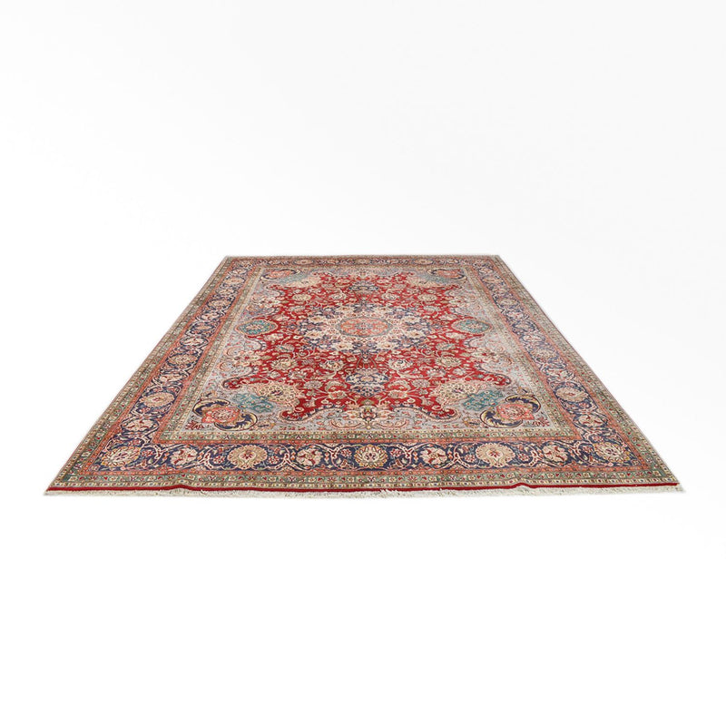 Täbriz - 40 Raj Teppich 300x376cm - Perserteppich - rot