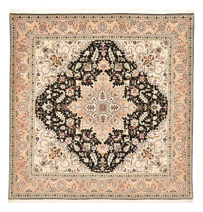 Täbriz - 50 Raj Teppich 198x203cm - Perserteppich - mehrfarbig