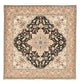 Täbriz - 50 Raj Teppich 198x203cm - Perserteppich - mehrfarbig