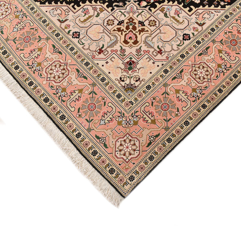 Täbriz - 50 Raj Teppich 198x203cm - Perserteppich - mehrfarbig