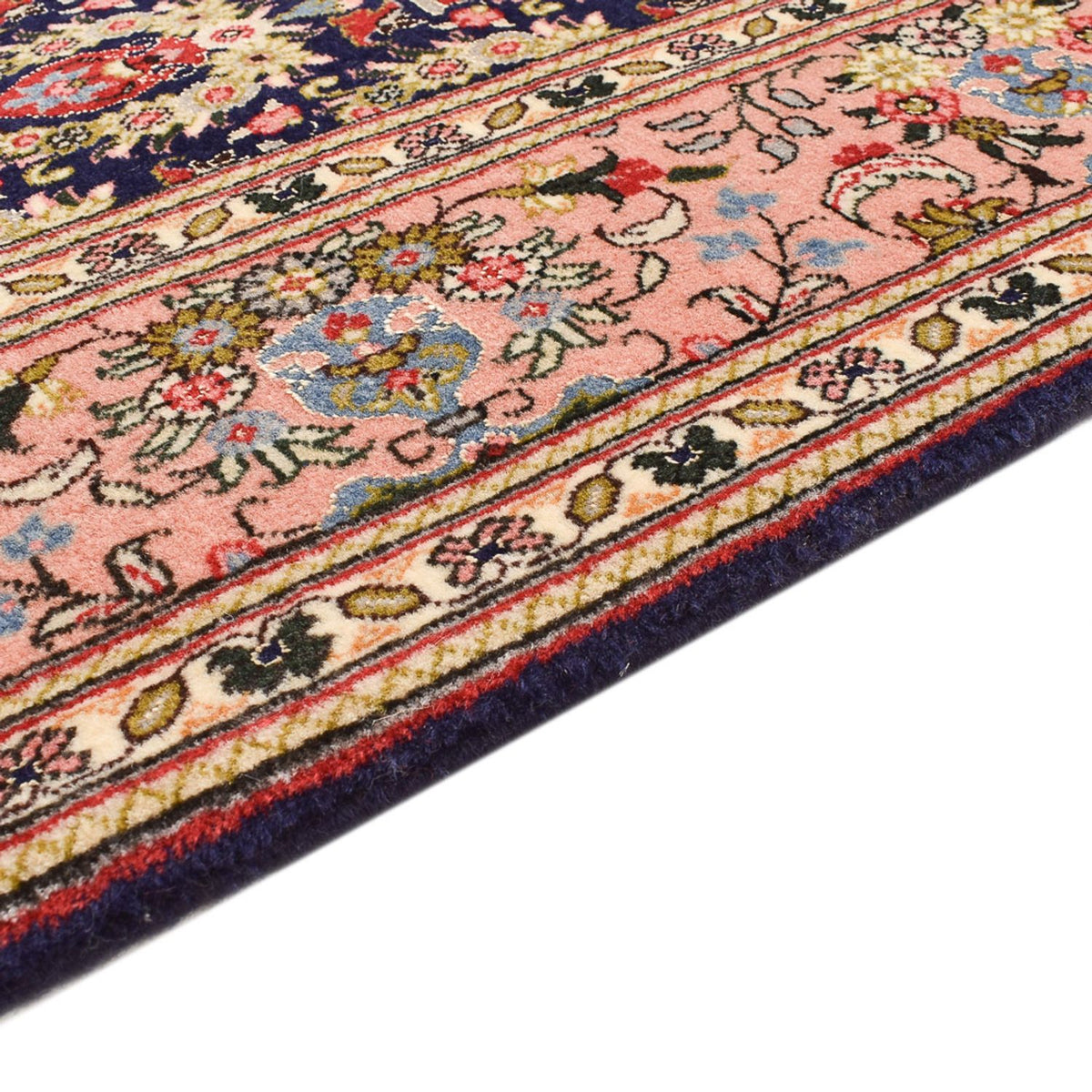 Täbriz - 50 Raj Teppich 141x196cm - Perserteppich - rost