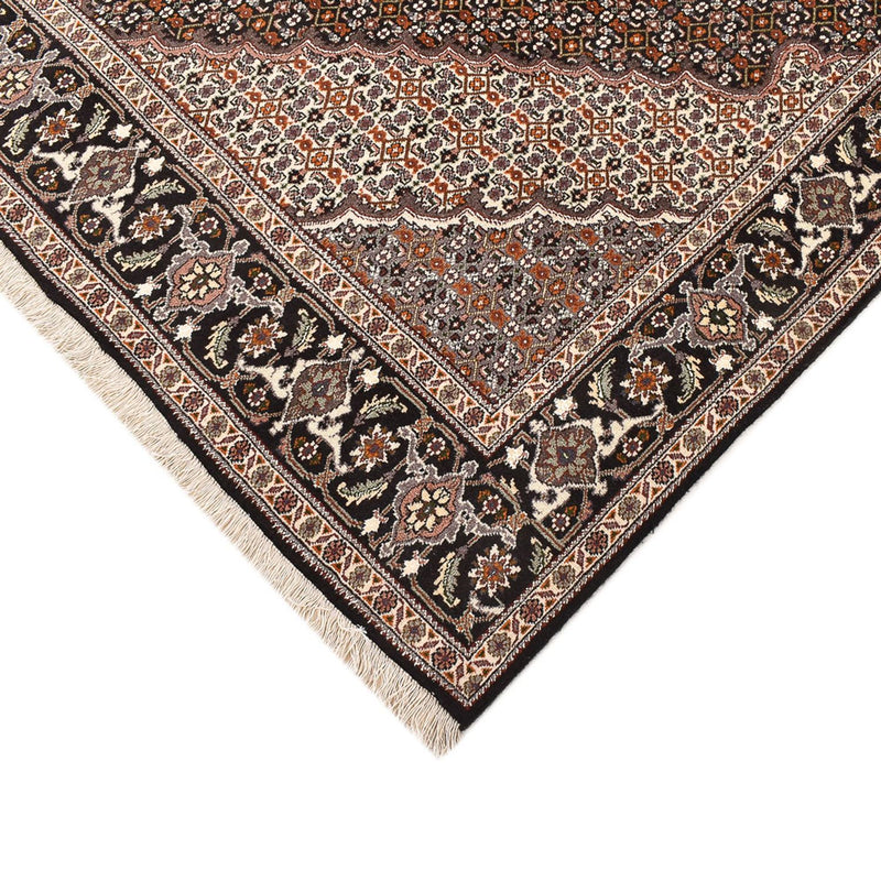 Täbriz - 40 Raj Teppich 200x207cm - Perserteppich - braun
