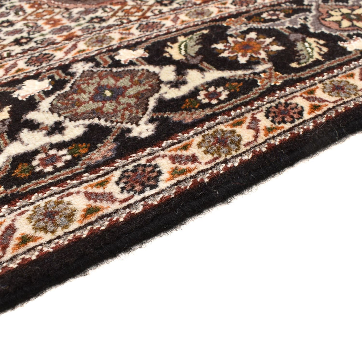 Täbriz - 40 Raj Teppich 200x207cm - Perserteppich - braun