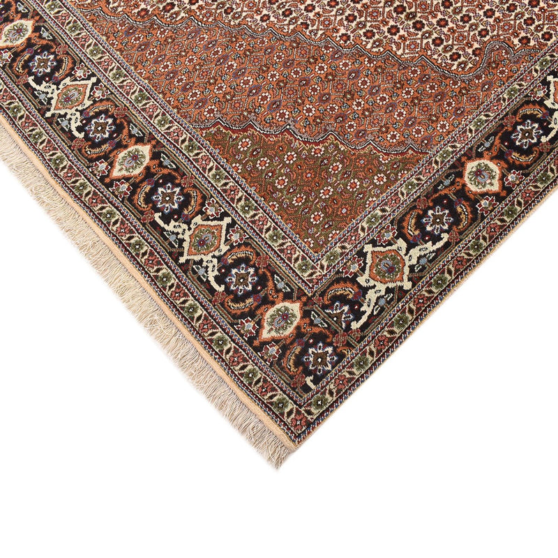 Täbriz - 40 Raj Teppich 198x209cm - Perserteppich - braun