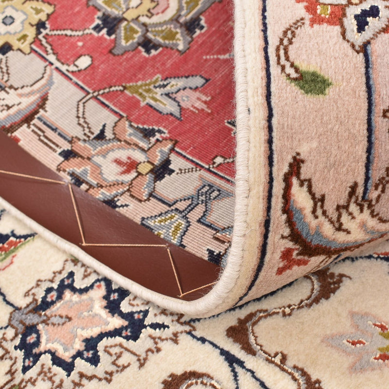 Täbriz - 50 Raj Teppich 201x202cm - Perserteppich - beige