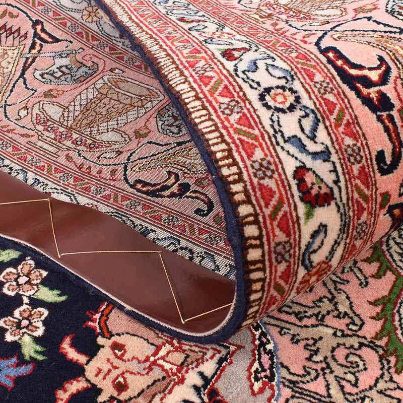 Täbriz - 50 Raj Teppich 202x302cm - Perserteppich - mehrfarbig
