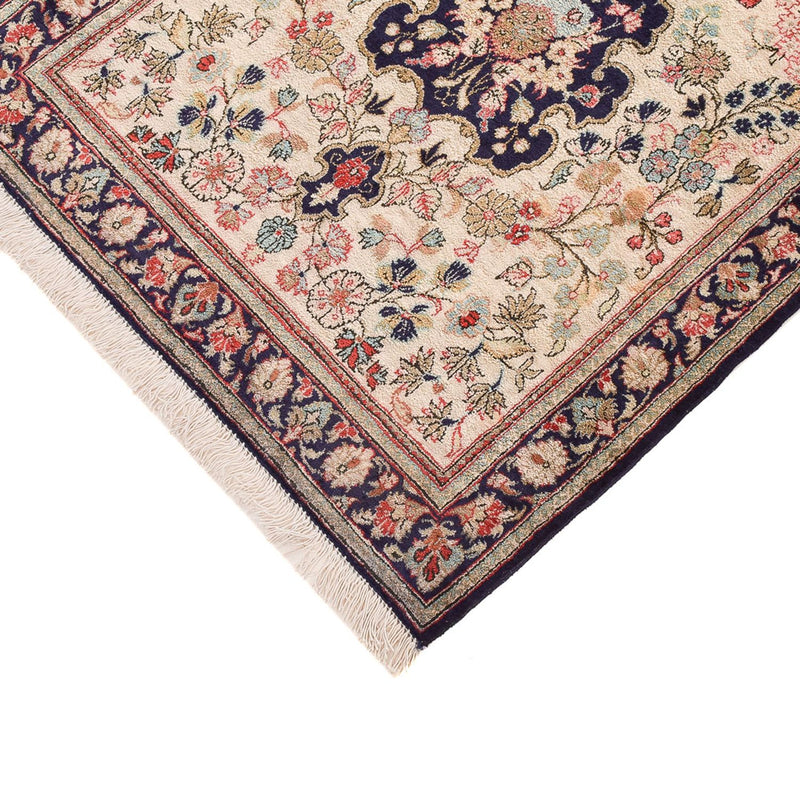 Ghom - Seide Teppich 69x222cm - Perserteppich - creme