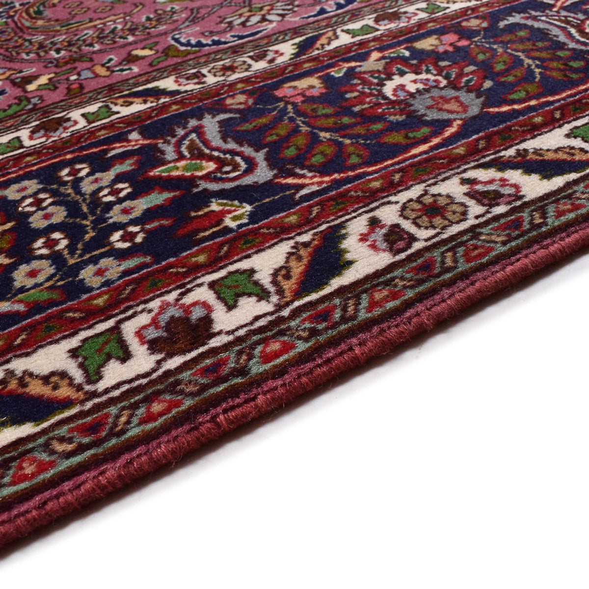 Täbriz - 40 Raj Teppich 210x303cm - Perserteppich - hellrot