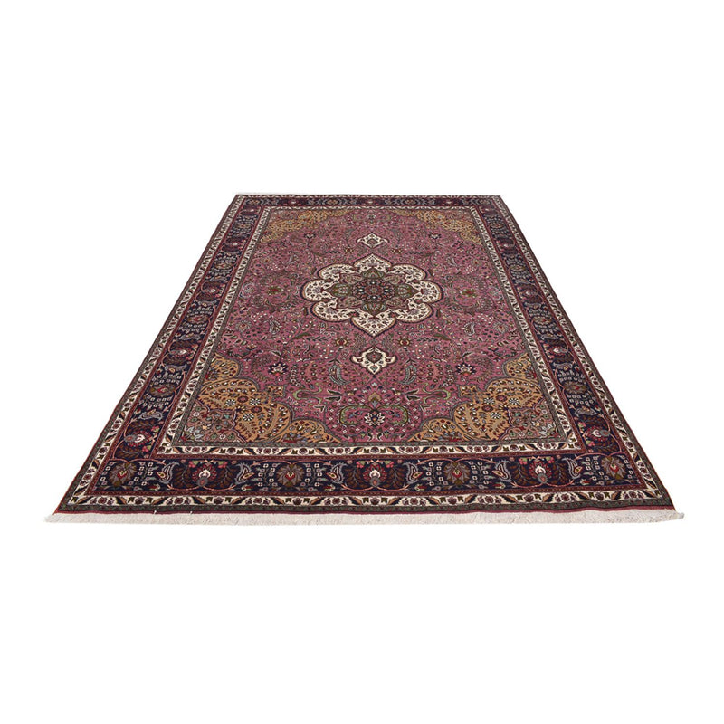 Täbriz - 40 Raj Teppich 210x303cm - Perserteppich - hellrot