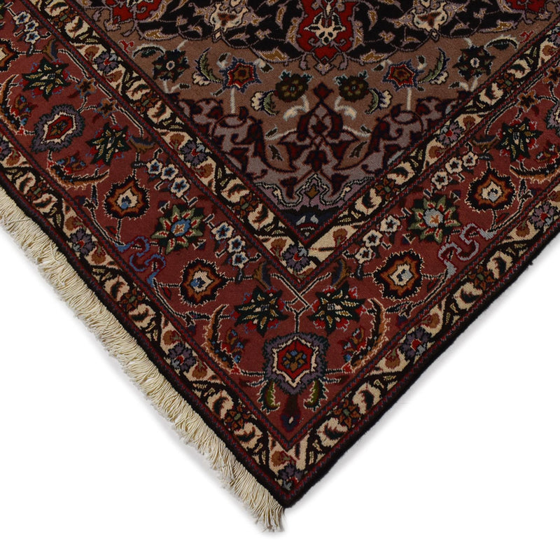 Täbriz - 40 Raj Teppich 197x316cm - Perserteppich - dunkelblau
