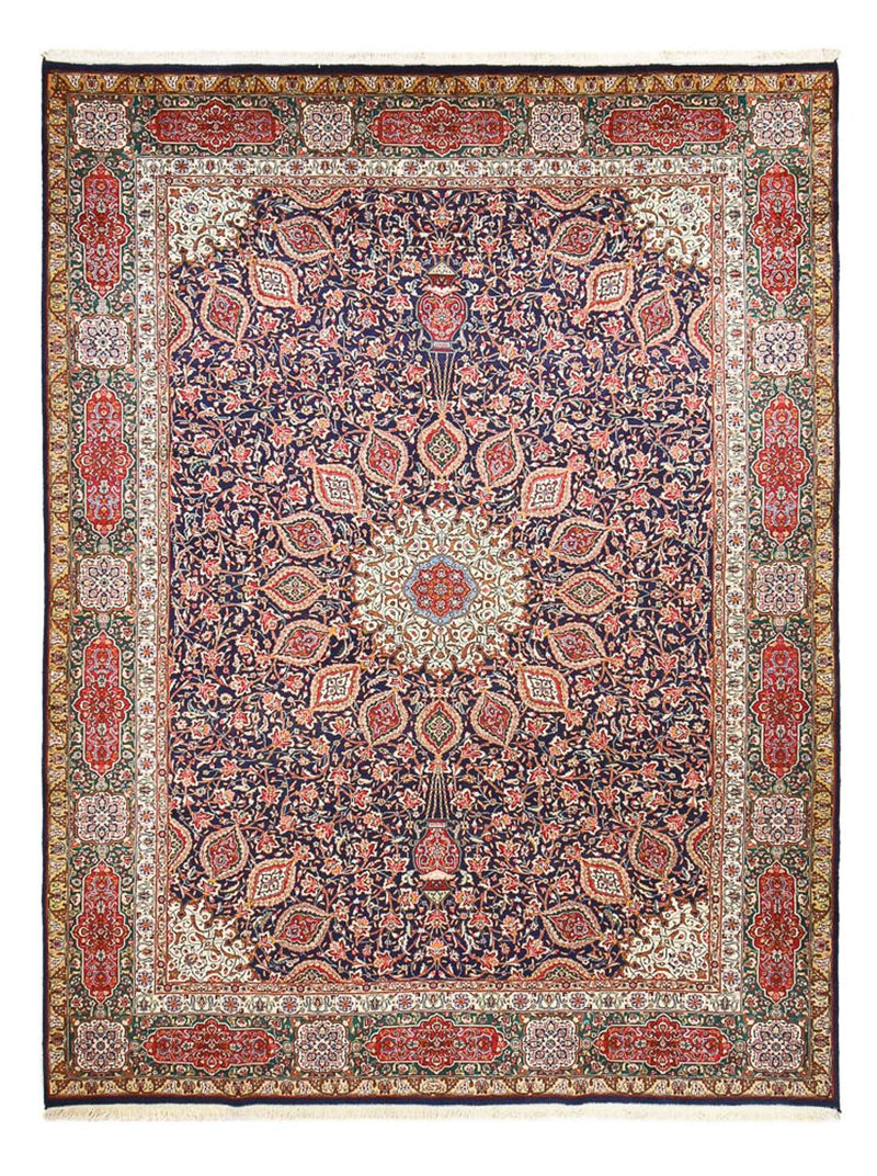 Täbriz - 40 Raj Teppich 300x412cm - Perserteppich - mehrfarbig