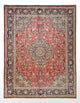Täbriz - 40 Raj Teppich 302x396cm - Perserteppich - rot