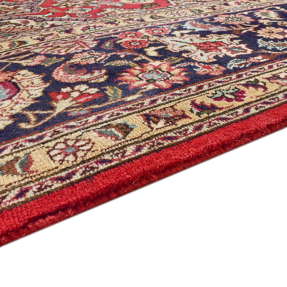 Täbriz - 40 Raj Teppich 302x396cm - Perserteppich - rot