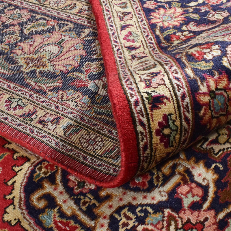 Täbriz - 40 Raj Teppich 302x396cm - Perserteppich - rot