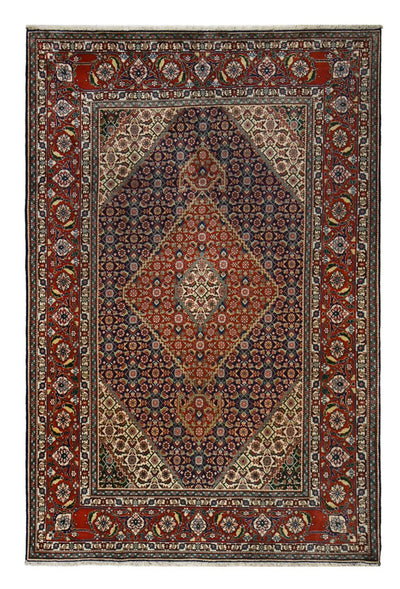 Täbriz - 40 Raj Teppich 200x300cm - Perserteppich - dunkelbraun
