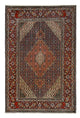 Täbriz - 40 Raj Teppich 200x300cm - Perserteppich - dunkelbraun