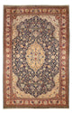 Täbriz - 50 Raj Teppich 250x381cm - Perserteppich - dunkelblau