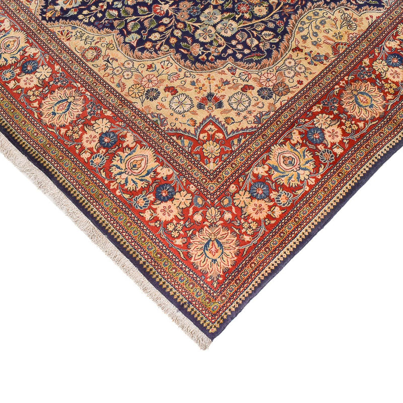 Täbriz - 50 Raj Teppich 250x381cm - Perserteppich - dunkelblau