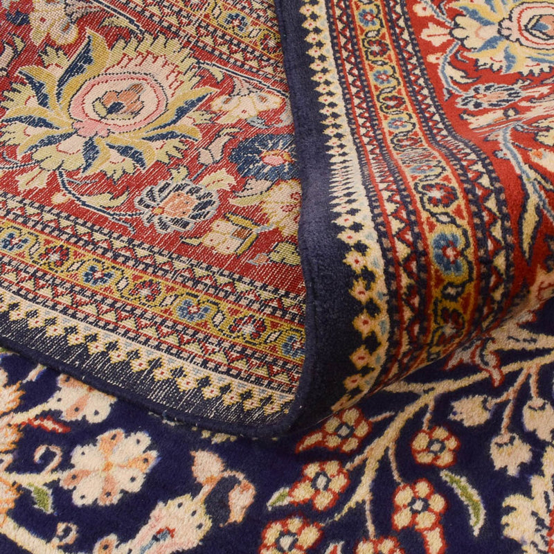 Täbriz - 50 Raj Teppich 250x381cm - Perserteppich - dunkelblau