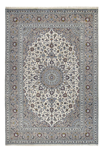 Keshan Teppich 248x360cm - Perserteppich - grau