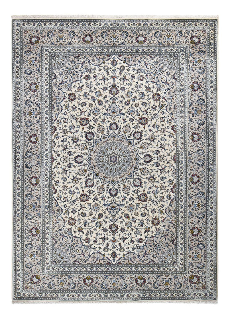 Keshan Teppich 250x348cm - Perserteppich - grau