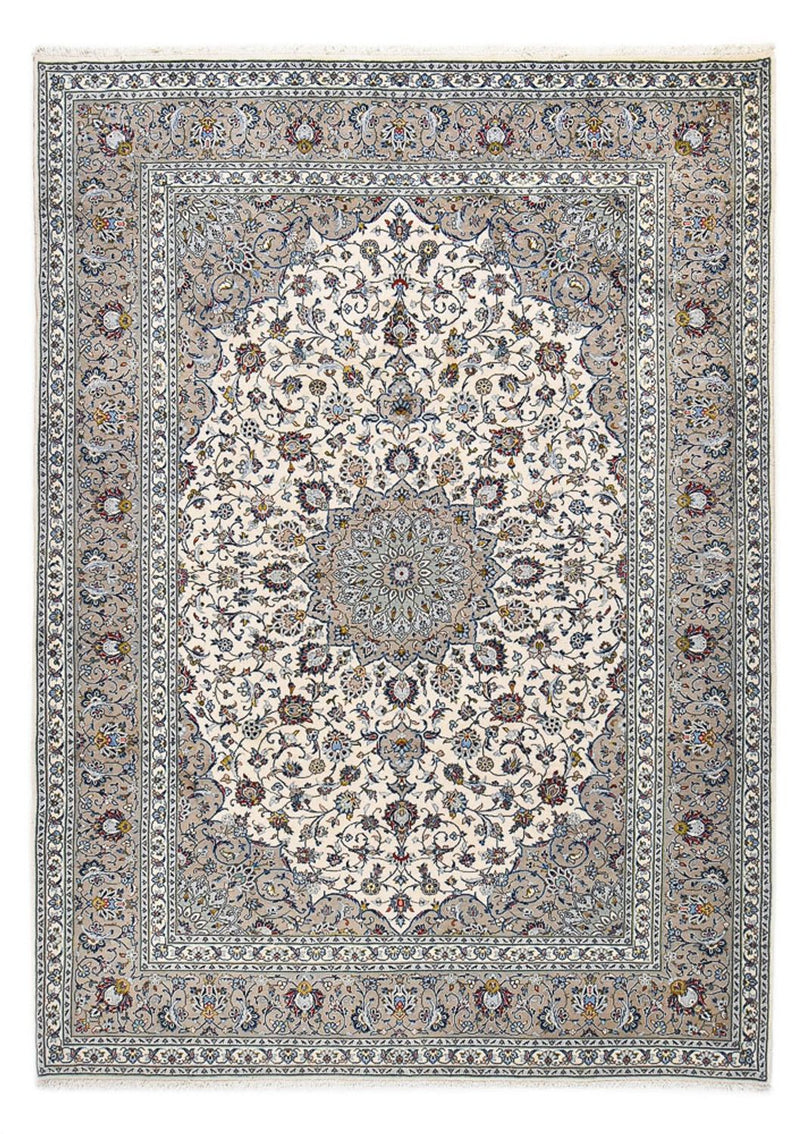 Keshan Teppich 250x343cm - Perserteppich - grau