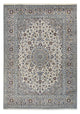 Keshan Teppich 246x346cm - Perserteppich - grau