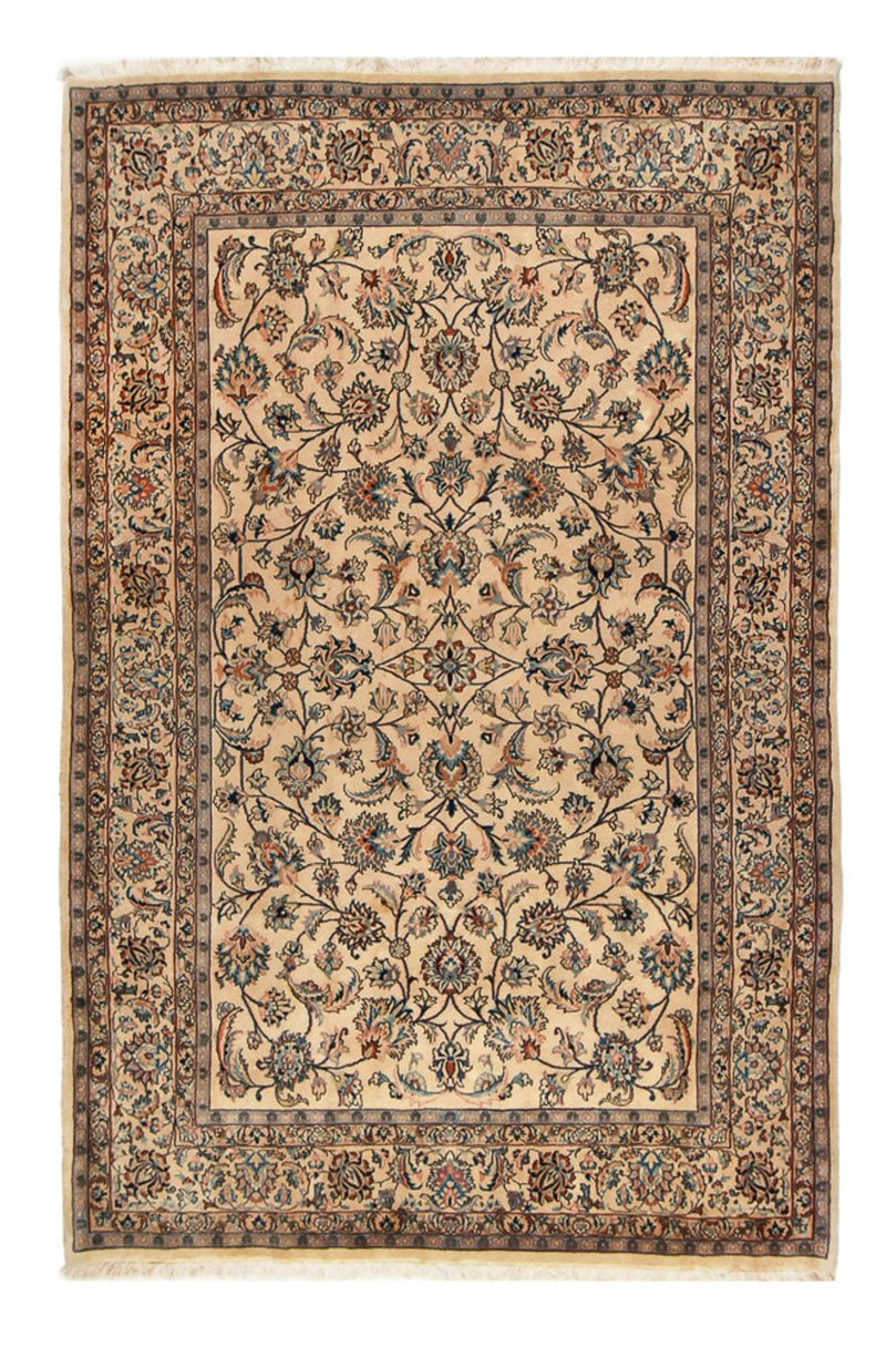 Maschad Teppich 191x295cm - Perserteppich - hellbeige
