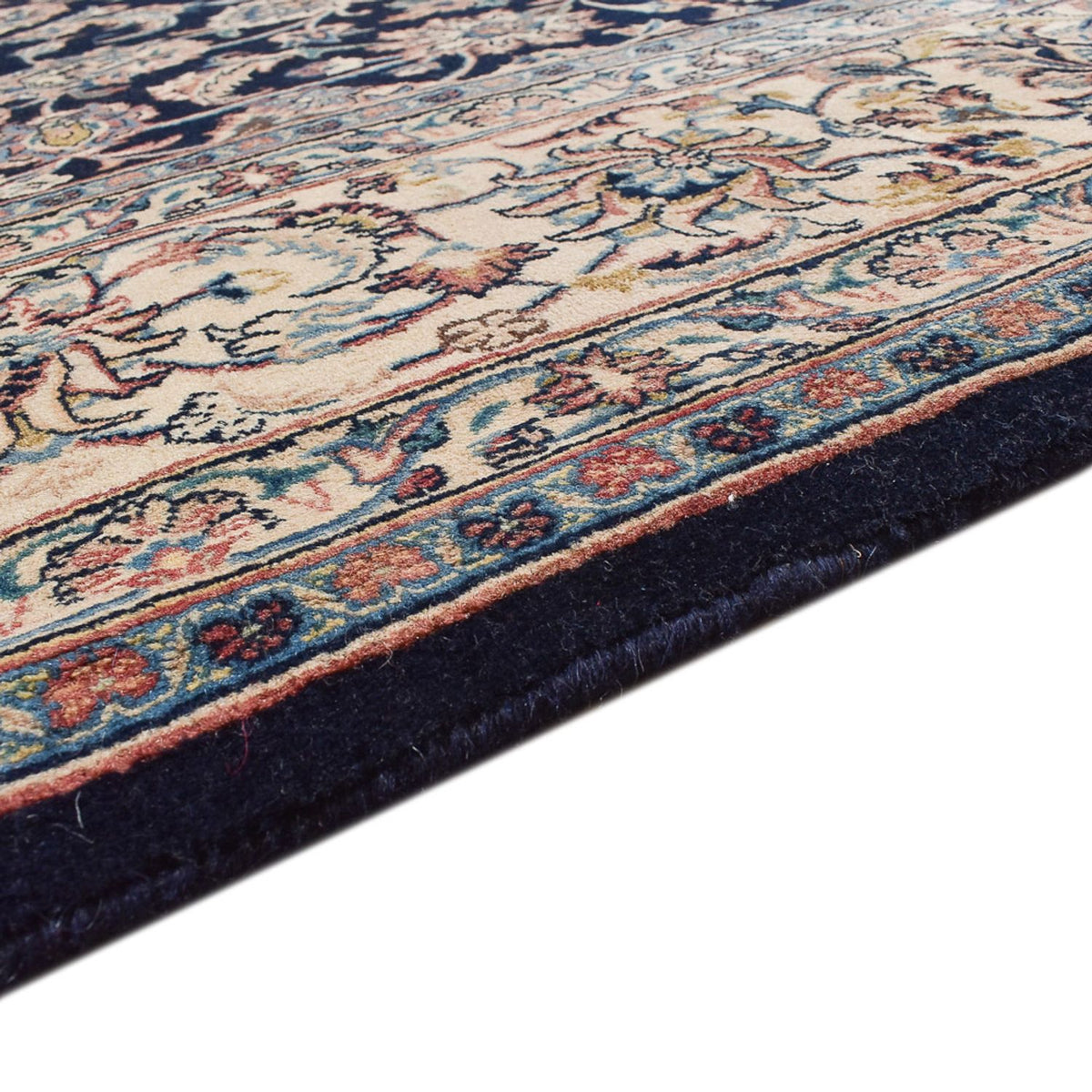 Maschad Teppich 245x350cm - Perserteppich - dunkelblau